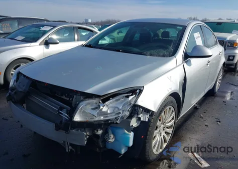 2011 Buick Regal Cxl Russelsheim z USA, uszkodzony, nr VIN W04GN5EC8B1131393